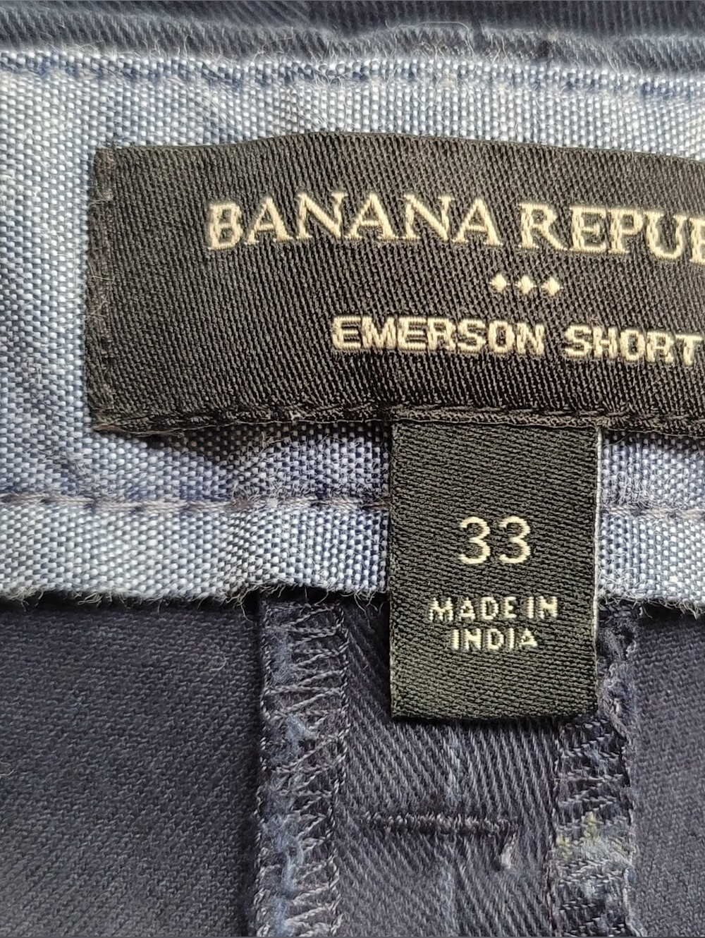 Banana Republic Men's Navy Palm Print Shorts - Picture 8 of 9